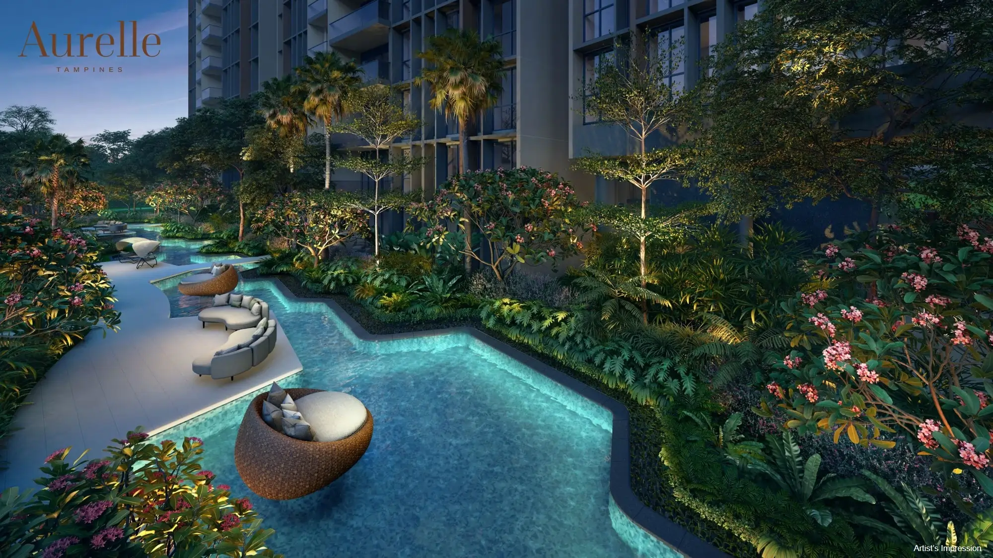 Providing full condo facilities at Rivelle EC