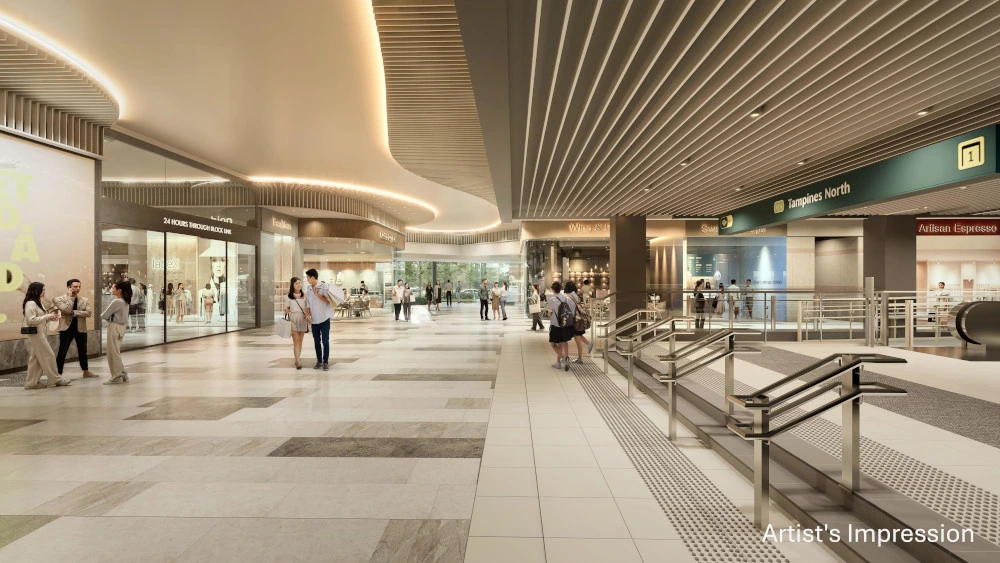 Mins away from Rivelle EC to Shopping Mall